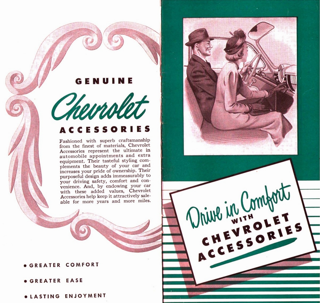 1949 Chevrolet Accessories Booklet Page 1